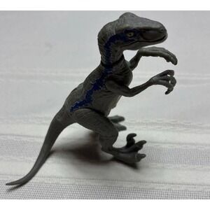 Jurassic World Blue Velociraptor Figure Mini Dinosaur
